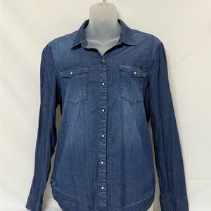 Calvin Klein Indigo Denim Shirt